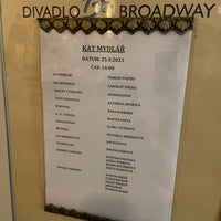 Photo taken at Divadlo Broadway by Martin O. on 9/25/2021