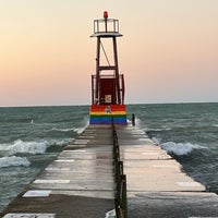 Photo taken at Hollywood Beach Pierhead Light by Nick M. on 8/31/2023