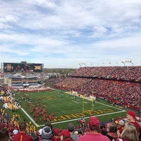 Photo taken at Jack Trice Stadium by Zoey M. on 10/26/2019