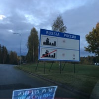 Photo taken at Brusnichnoye Border Crossing Point by Mary M. on 9/24/2016