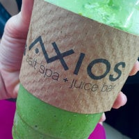 Photo taken at AXIOS salt spa + juice bar by Audrey C. on 3/31/2016