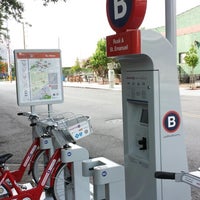 Photo taken at B-Cycle Bike Share Station - Rusk &amp;amp; St. Emanuel by Phillip W. on 6/15/2013