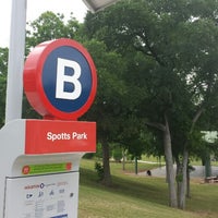 Photo taken at B-Cycle Bike Share Station - Spotts Park by Phillip W. on 5/10/2014