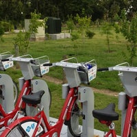 Photo taken at B-cycle Bike Share Station - Lake Plaza at Houston Zoo by Phillip W. on 6/15/2013