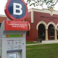 Photo taken at B-Cycle Bike Share Station - Leonel Castillo Comm. Ctr./ South St. &amp;amp; Henry by Phillip W. on 5/10/2014