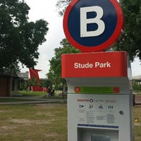 Photo taken at B-Cycle Bike Share Station - Stude Park by Phillip W. on 5/10/2014
