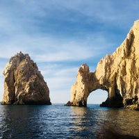 Photo taken at The Arch of Cabo San Lucas by Mel🐝 on 1/9/2018