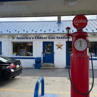 Photo taken at Reighard&amp;#39;s America&amp;#39;s Oldest Gas Station by Bryce C. on 2/5/2023