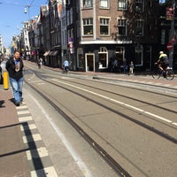 Photo taken at Tramhalte Prinsengracht (Utrechtsestraat) by Fred P. on 5/11/2018