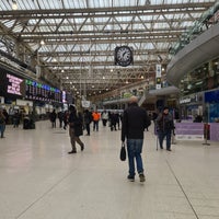 Photo taken at London Waterloo Railway Station (WAT) by Sawra S. on 1/25/2023
