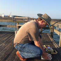 Photo taken at Cape Charles Fishing Pier by Ashley D. on 7/7/2015