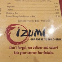 รูปภาพถ่ายที่ Izumi Sushi โดย John R. เมื่อ 6/6/2018