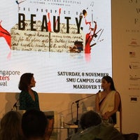 Photo taken at Singapore Writers Festival by Kathy L. on 11/8/2014