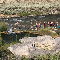 Photo taken at Boiling River by Funing X. on 8/11/2017