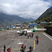 Photo taken at Tenzing-Hillary Airport (LUA) by chris w. on 4/22/2022