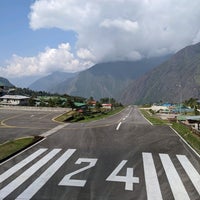 Photo taken at Tenzing-Hillary Airport (LUA) by chris w. on 4/21/2022