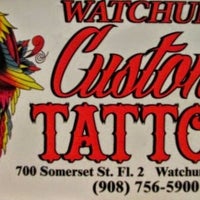 5/19/2014 tarihinde Andy C.ziyaretçi tarafından Watchung Custom Tattoo'de çekilen fotoğraf