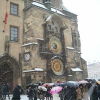 Photo taken at Prague Astronomical Clock by Santi L. on 3/5/2013