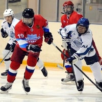 Photo taken at Хоккейная коробка by олег ш. on 5/21/2014