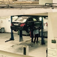 Photo taken at СТО Mercedes-Benz by SECURE GSM on 7/12/2016