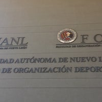 Photo taken at Facultad de Organización Deportiva UANL by Estélio D. on 4/29/2017
