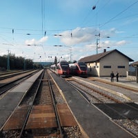 Photo taken at Bahnhof Wulkaprodersdorf by Zoltán D. on 5/18/2014