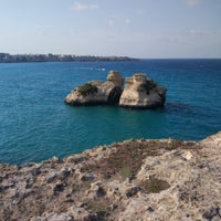 Photo taken at Spiaggia di Torre dell&amp;#39;Orso by David S. on 8/18/2018