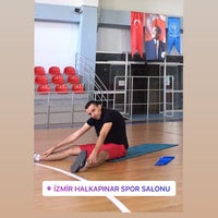 Photo taken at Halkapınar Spor Salonu by Hakan B. on 9/28/2021