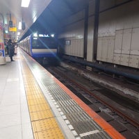 Photo taken at Sobu Underground Platforms 3-4 by kyara on 11/22/2023