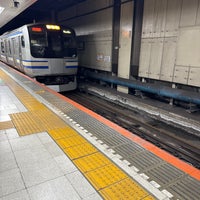 Photo taken at Sobu Underground Platforms 3-4 by kyara on 3/22/2024