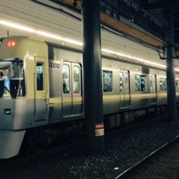 Photo taken at Inokashira Line Meidaimae Station (IN08) by Masashi O. on 10/24/2015