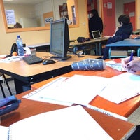 Photo taken at Lycée Français by Flore G. on 1/22/2015