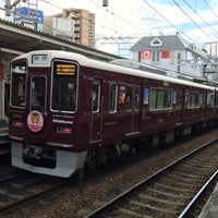 Photo taken at Juso Station (HK03) by 大河阪急＠HK-08 on 7/19/2015