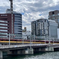 Photo taken at 川崎橋 by 大河阪急＠HK-08 on 9/24/2023