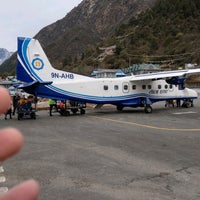 Photo taken at Tenzing-Hillary Airport (LUA) by vero r. on 1/3/2020