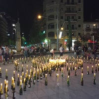 Photo taken at Plaça Ricard Vinyes by JS L. on 8/30/2016
