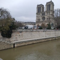 Photo taken at Parvis Notre-Dame — Place Jean-Paul II by Alper C. on 1/19/2023