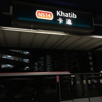 Photo taken at Khatib MRT Station (NS14) by Simon K. on 1/21/2018