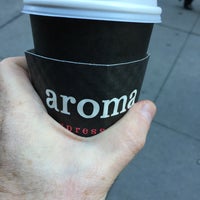 Photo taken at Aroma Espresso Bar by Scott Kleinberg on 10/12/2016