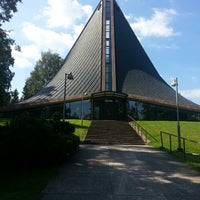 Photo taken at Kannelmäen kirkko by Martin V. on 7/8/2014