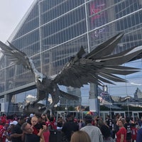 Photo taken at Mercedes-Benz Stadium by Michael T. on 8/26/2017