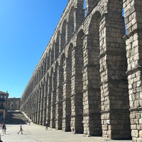 Photo taken at Aqueduct of Segovia by Manuel on 8/7/2023