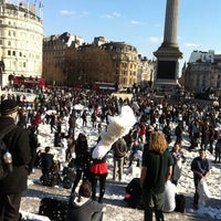 Photo taken at WORLD PILLOW FIGHT DAY by Lauren Y. on 4/6/2013