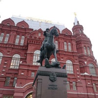 Photo taken at Marshal Zhukov Monument by Никита З. on 2/28/2021