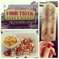 Photo taken at Atlanta Food Truck Park &amp;amp; Market by Amy S. on 4/18/2013
