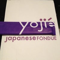 Photo taken at Yojie Japanese Fondue by Kim L. on 10/25/2012