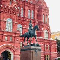Photo taken at Marshal Zhukov Monument by Татьяна П. on 9/30/2020
