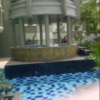 Photo taken at Poolside Tower A - Sudirman Park Apartment by tha s. on 3/11/2012