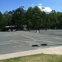 Photo taken at Blackburn Tennis Center by Meredith M. on 3/25/2012
