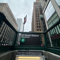 Photo taken at MTA Subway - 33rd St (6) by Jason A. on 4/17/2024